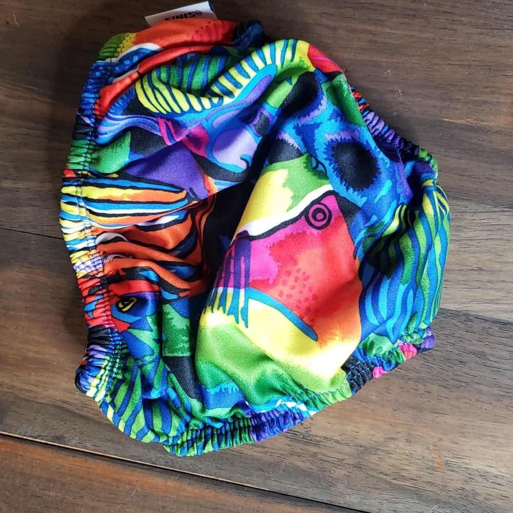 Finis NWOT Tropical Fish Reuseable Swim Diaper Sz XXL